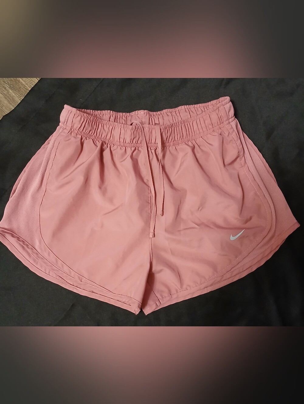 Nike Dri Fit Women's Coral Pink Athletic/ Workout/ Casual/ Running Shorts
